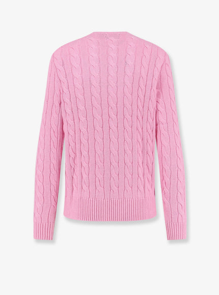 Polo Ralph Lauren Cable Knit Sweater With Iconic Embroidery