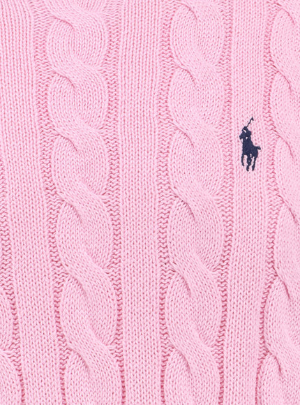 Polo Ralph Lauren Cable Knit Sweater With Iconic Embroidery