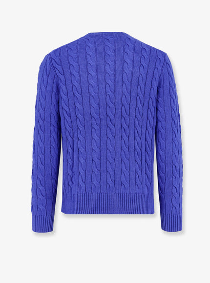 Polo Ralph Lauren Cable Knit Sweater With Iconic Embroidery