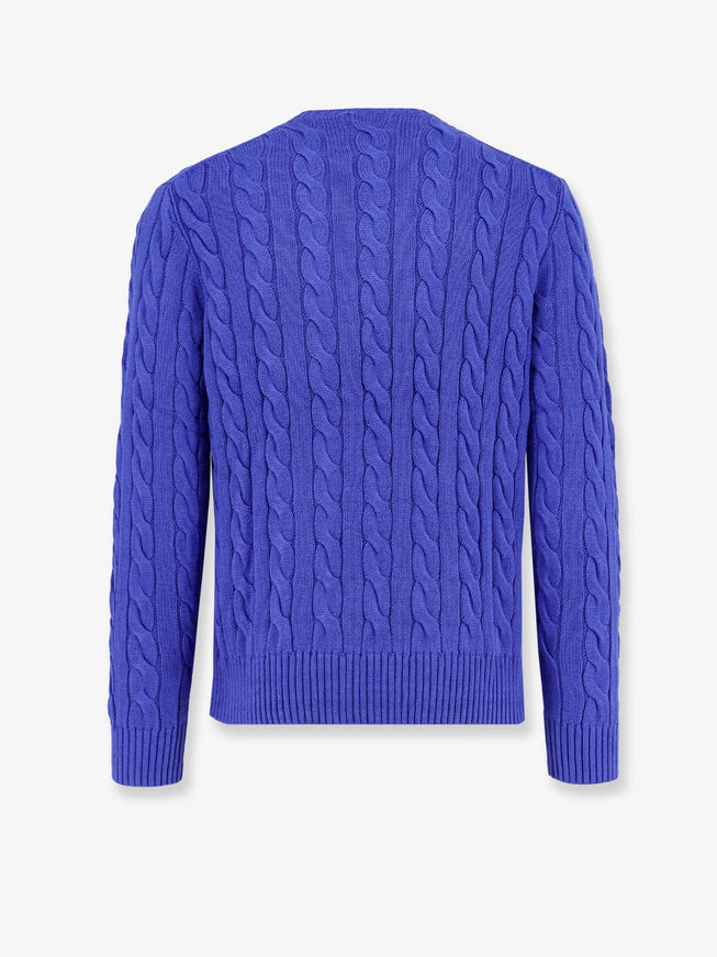 Polo Ralph Lauren Cable Knit Sweater With Iconic Embroidery