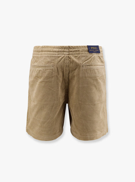 Polo Ralph Lauren Corduroy Bermuda Shorts With Logo Embroidery