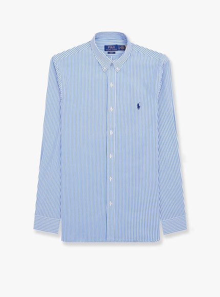 Polo Ralph Lauren Striped Cotton Shirt Blu