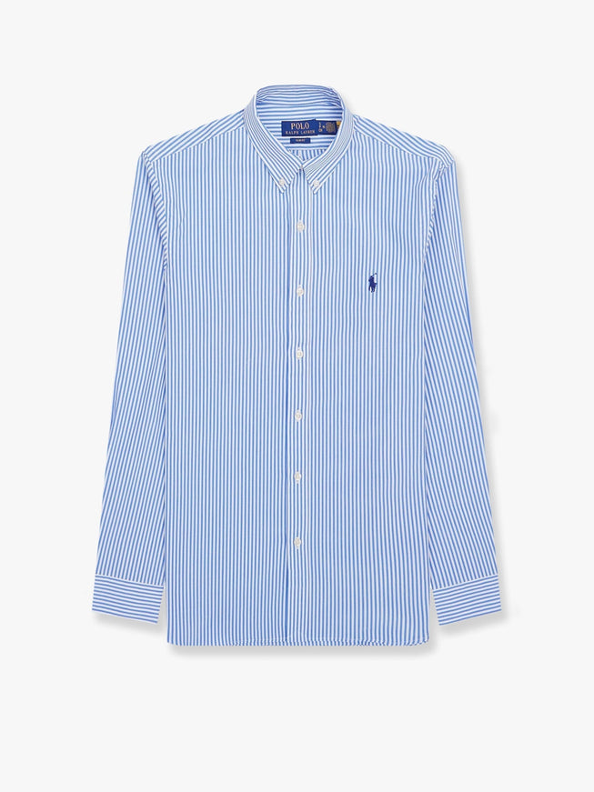 Polo Ralph Lauren Striped Cotton Shirt Blu