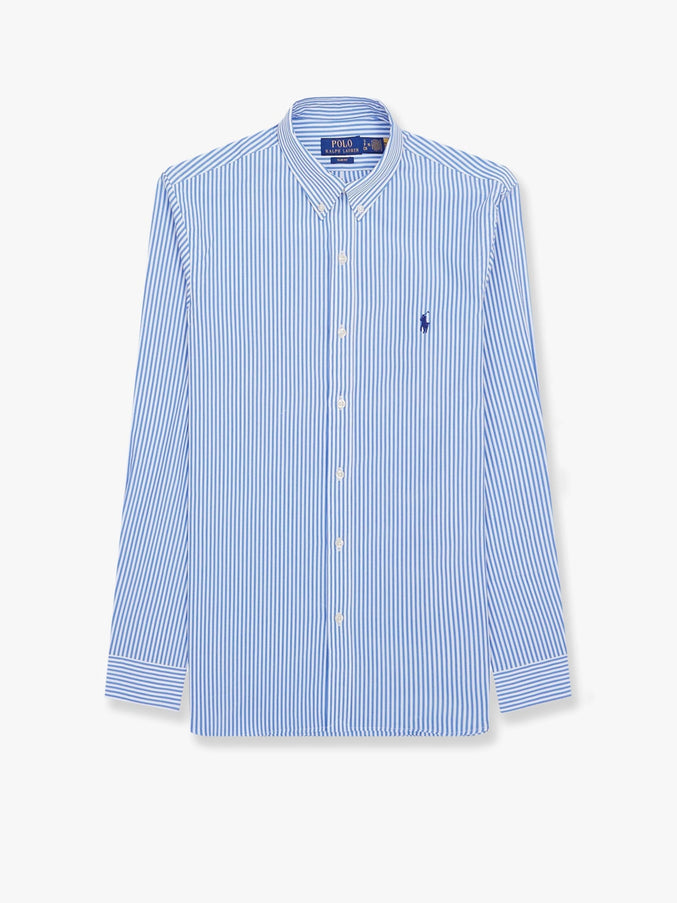 Polo Ralph Lauren Striped Cotton Shirt Blu