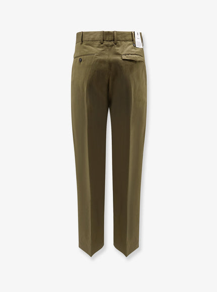 Pt Torino Reworked Michael Cotton And Linen Trousers