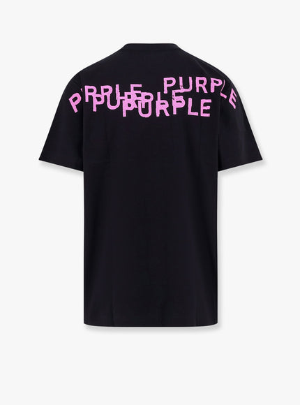 Purple Brand Textured Jersey T-Shirt With Print