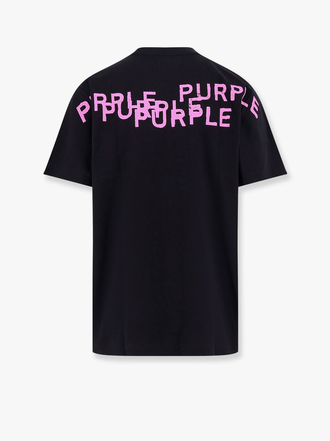 Purple Brand Textured Jersey T-Shirt With Print