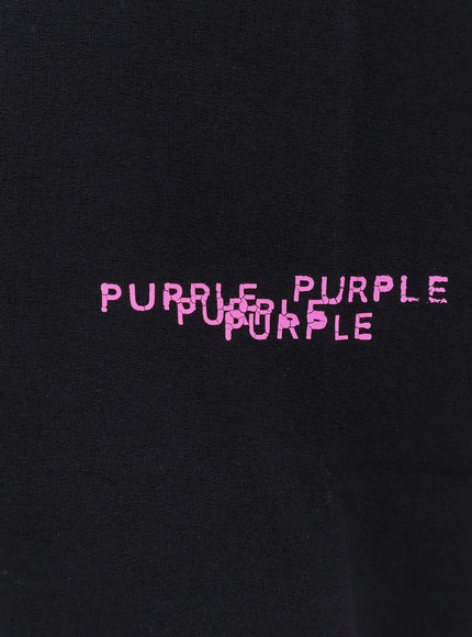 Purple Brand Textured Jersey T-Shirt With Print