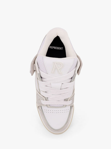 Represent Studio Mesh And Suede Low-Top Sneakers