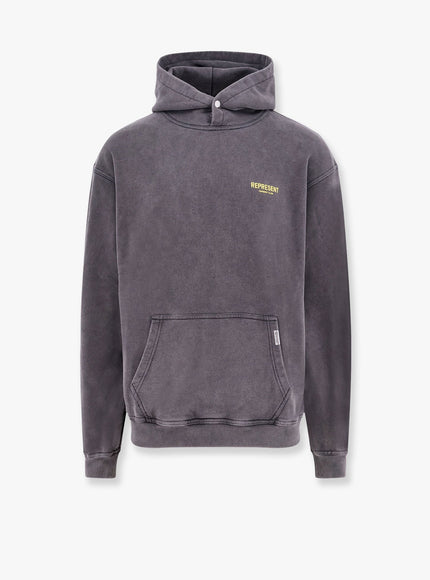 Represent Owners Club Cotton Hoodie Grigio