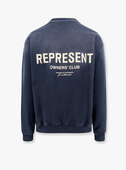 Represent Cotton Sweatshirt With Printed Logo On The Front
