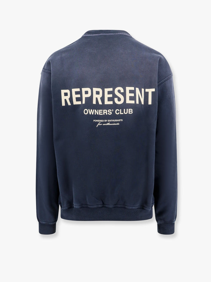 Represent Cotton Sweatshirt With Printed Logo On The Front