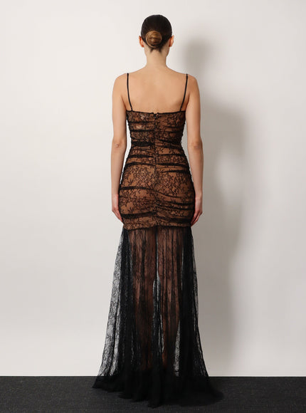 Retrofete Aliza Lace Long Dress