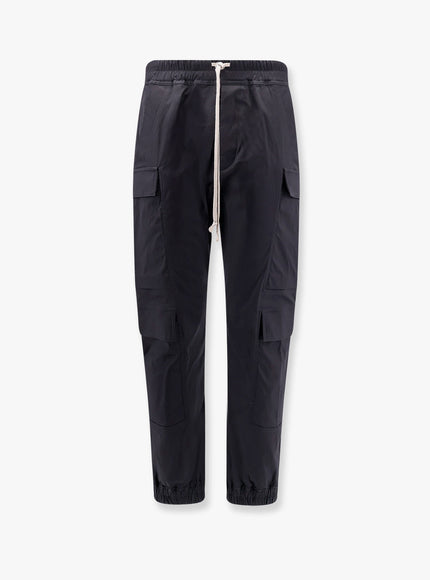 Rick Owens Mastodon Megacargo Organic Cotton Trouser Nero