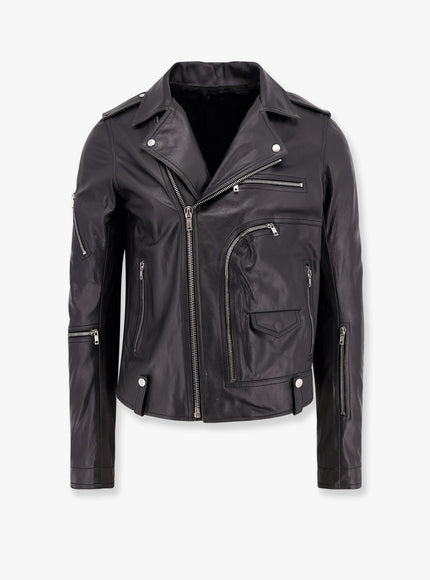 Rick Owens Bauhaus Stooges Leather Jacket 50 Nero