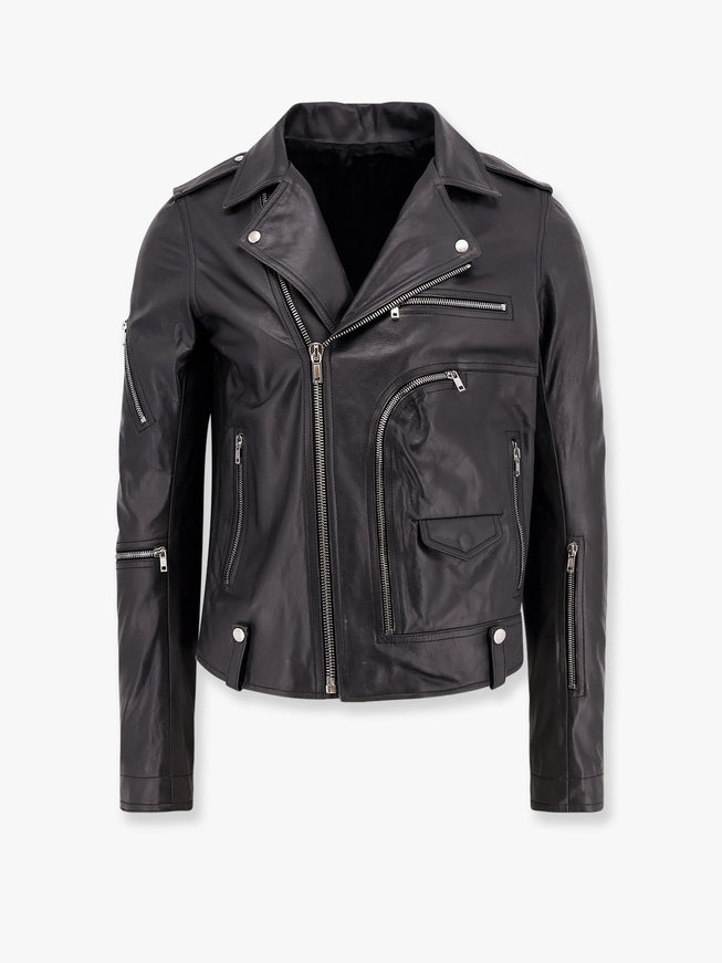 Rick Owens Bauhaus Stooges Leather Jacket 50 Nero