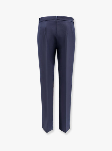 'S Max Mara Fatina Viscose And Cotton Trouser