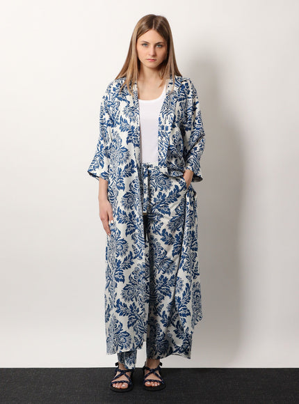 'S Max Mara Merano Cotton Trouser With Floral Print