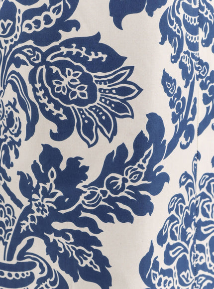 'S Max Mara Merano Cotton Trouser With Floral Print