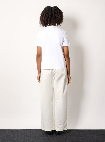 'S Max Mara Quieto Cotton T-Shirt With Print On The Front