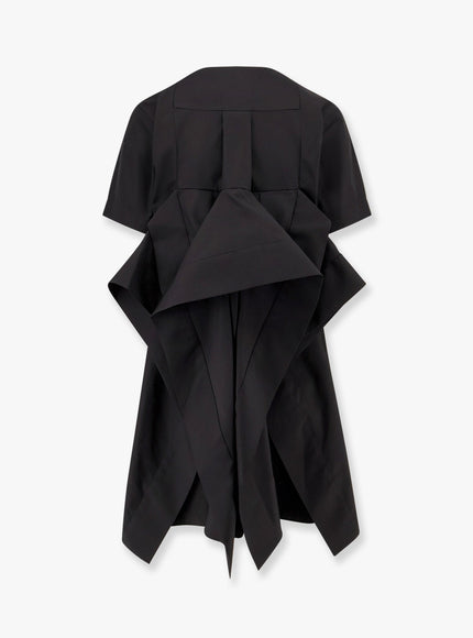 Sacai Dress With Draped Cotton Inserts On The Back