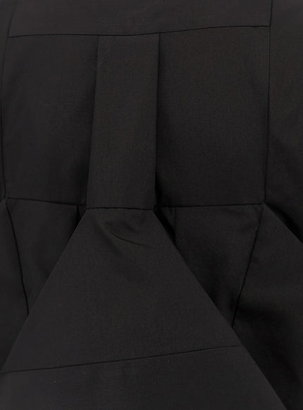 Sacai Dress With Draped Cotton Inserts On The Back