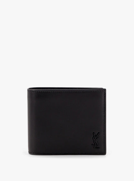 Saint Laurent Tiny Cassandre Leather Wallet Uni