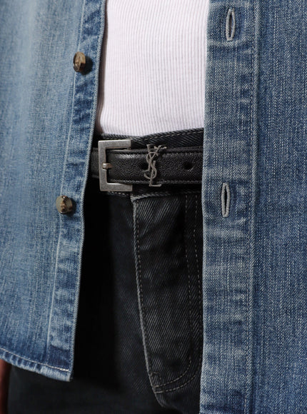 Saint Laurent Leather Belt