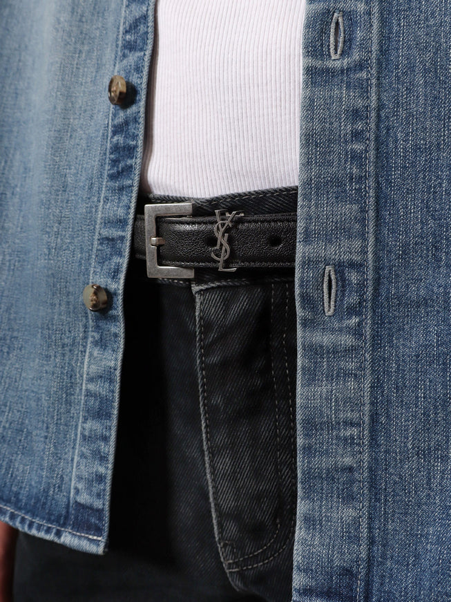 Saint Laurent Leather Belt