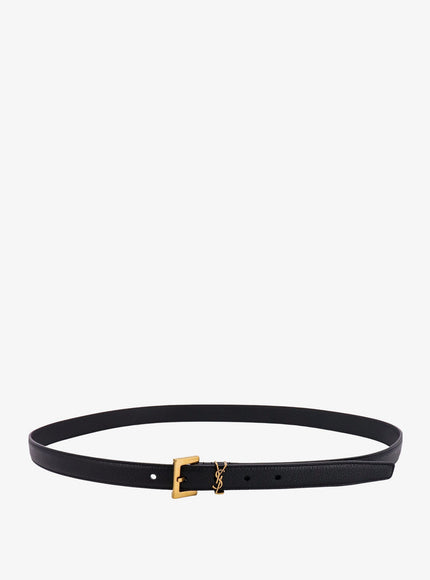 Saint Laurent Leather Belt Nero