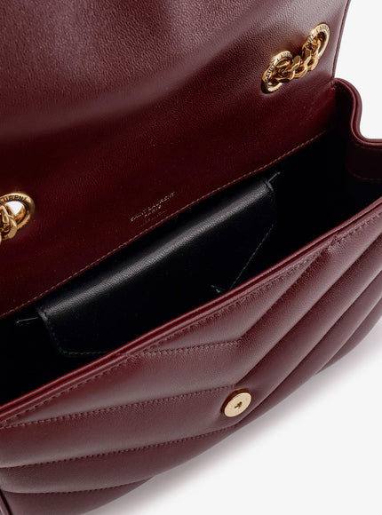 Saint Laurent Loulou Small Leather Shoulder Bag