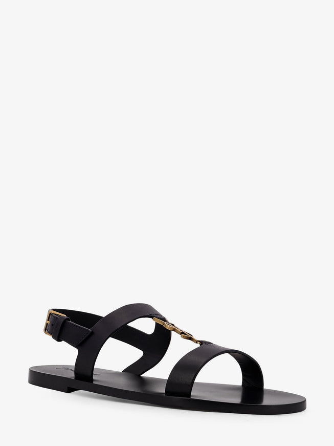 Saint Laurent Cassandre Leather Sandals
