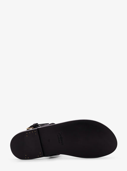 Saint Laurent Cassandre Leather Sandals