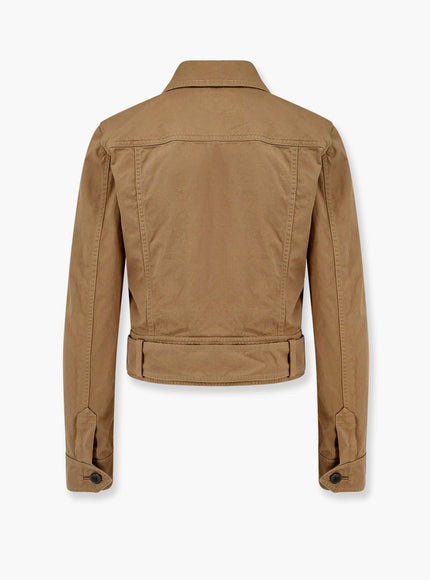 Saint Laurent Certified Cotton Cropped Jacket