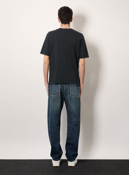 Saint Laurent Cotton T-Shirt With Logo Embroidery