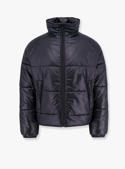 Saint Laurent Cassandre Padded And Quilted Nylon Jacket Nero