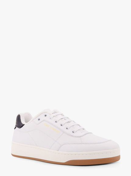 Saint Laurent Sl/61 Leather Sneakers With Logo Print
