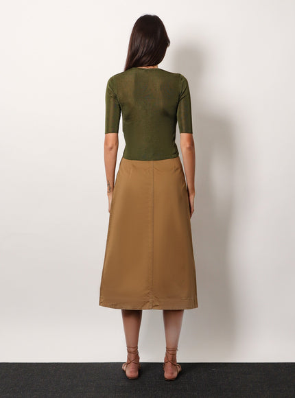 Saint Laurent Semi-Sheer Certified Viscose Knitted Top