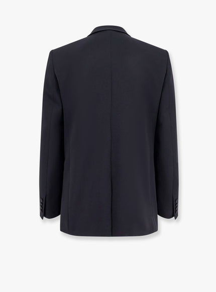 Saint Laurent Certified Wool Blazer With Satin Lapel