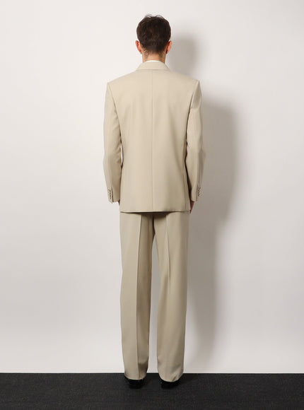 Saint Laurent Wool Tuxedo Trouser With Silk Lining