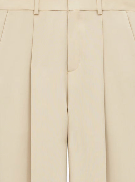 Saint Laurent Wool Tuxedo Trouser With Silk Lining