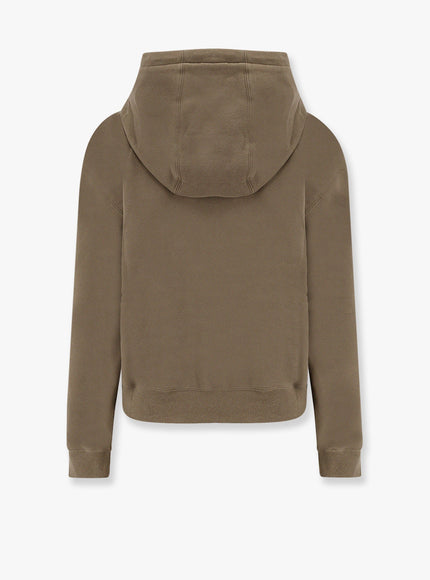 Saint Laurent Cotton Sweatshirt With Logo Embroidery