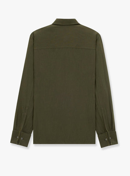 Saint Laurent Cassandre Linen And Cotton Shirt