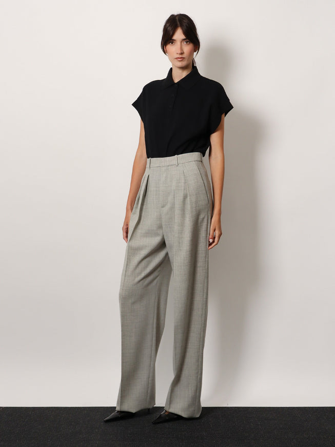 Saint Laurent Cotton Blend Polo Shirt With Logo