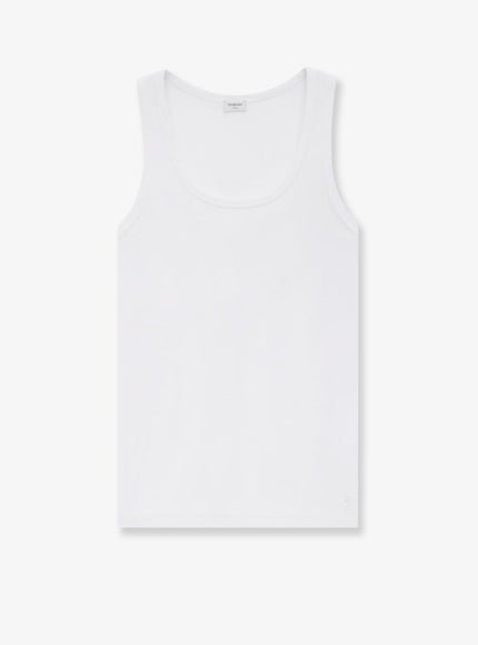 Saint Laurent Cassandre Certified Cotton Top Bianco
