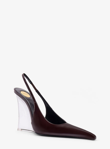 Saint Laurent Miller 110 Patent Leather Slingback Décolleté