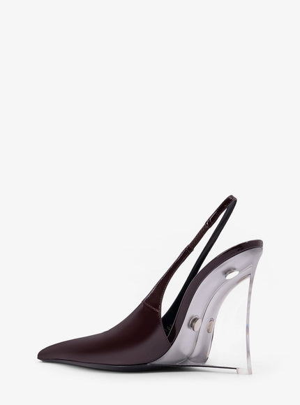 Saint Laurent Miller 110 Patent Leather Slingback Décolleté