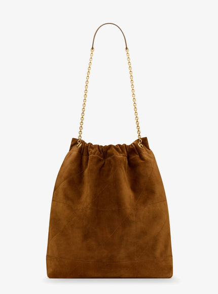Saint Laurent Pochon Jamie Large Suede Shoulder Bag