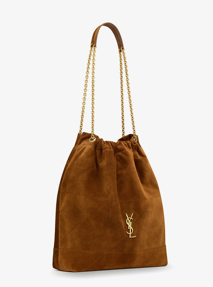 Saint Laurent Pochon Jamie Large Suede Shoulder Bag