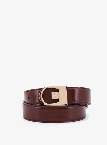 Saint Laurent Reversible Leather Belt